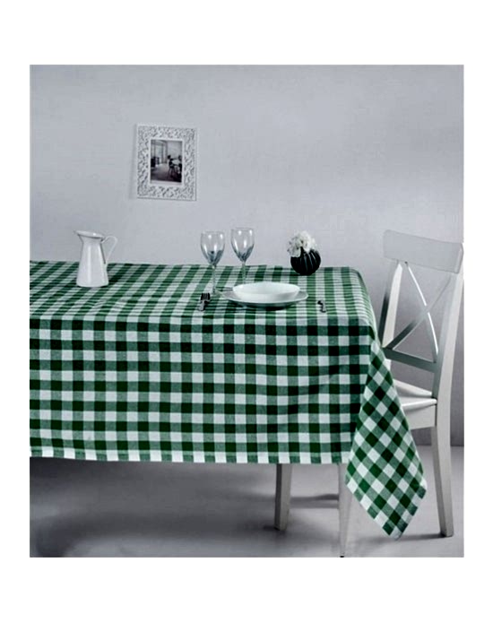 Dertsiz Masa Örtüsü 140x240 cm (Dikdörtgen) Yeşil
