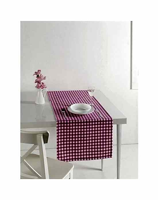 Runner 45x160 Pembe Beyaz